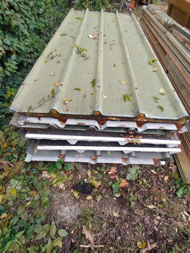 Tôles de toiture, Bricolage & Construction, 15 m² ou plus, Autres couleurs, Enlèvement, Utilisé