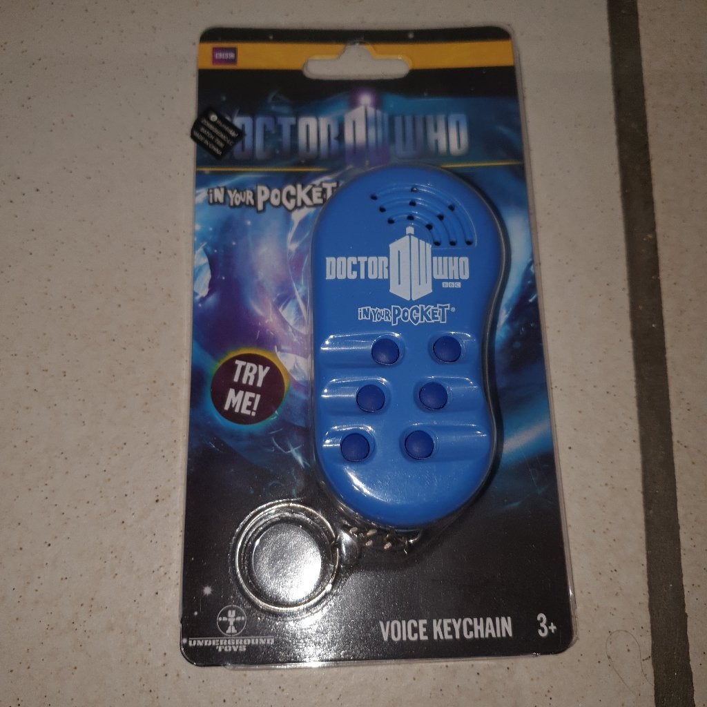 Porte-clés sonore Doctor Who In Your Pocket, Enlèvement ou Envoi, Neuf, TV, Ustensile