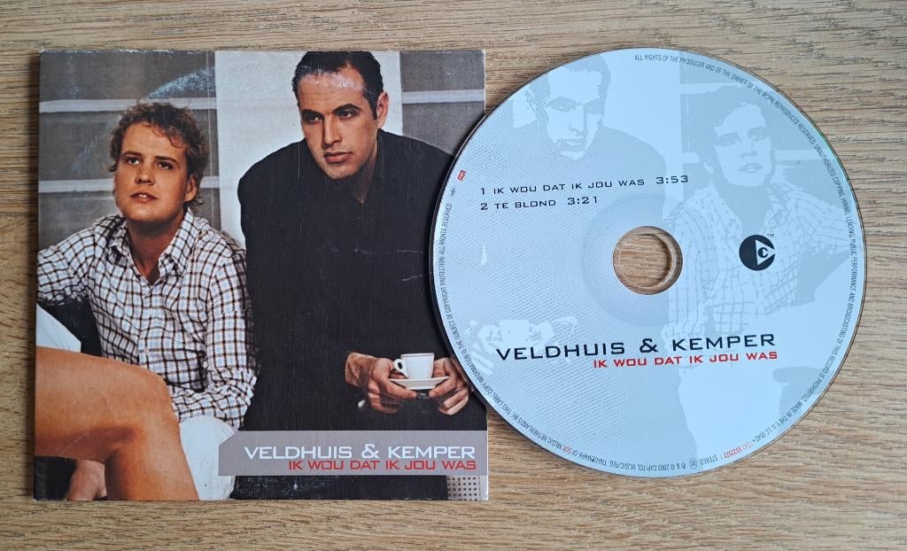 Veldhuis & Kemper - Ik Wou Dat Jou Was, CD & DVD, CD Singles, 1 single, Enlèvement ou Envoi, Utilisé, En néerlandais