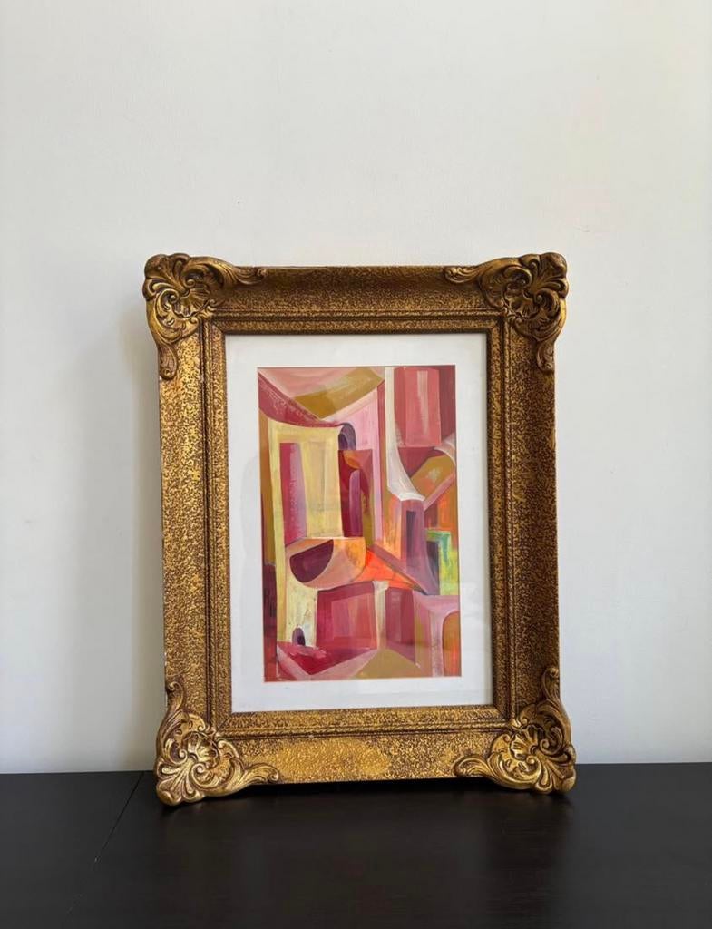 Origineel schilderij Rem Pirumov, Ophalen of Verzenden, Zo goed als nieuw