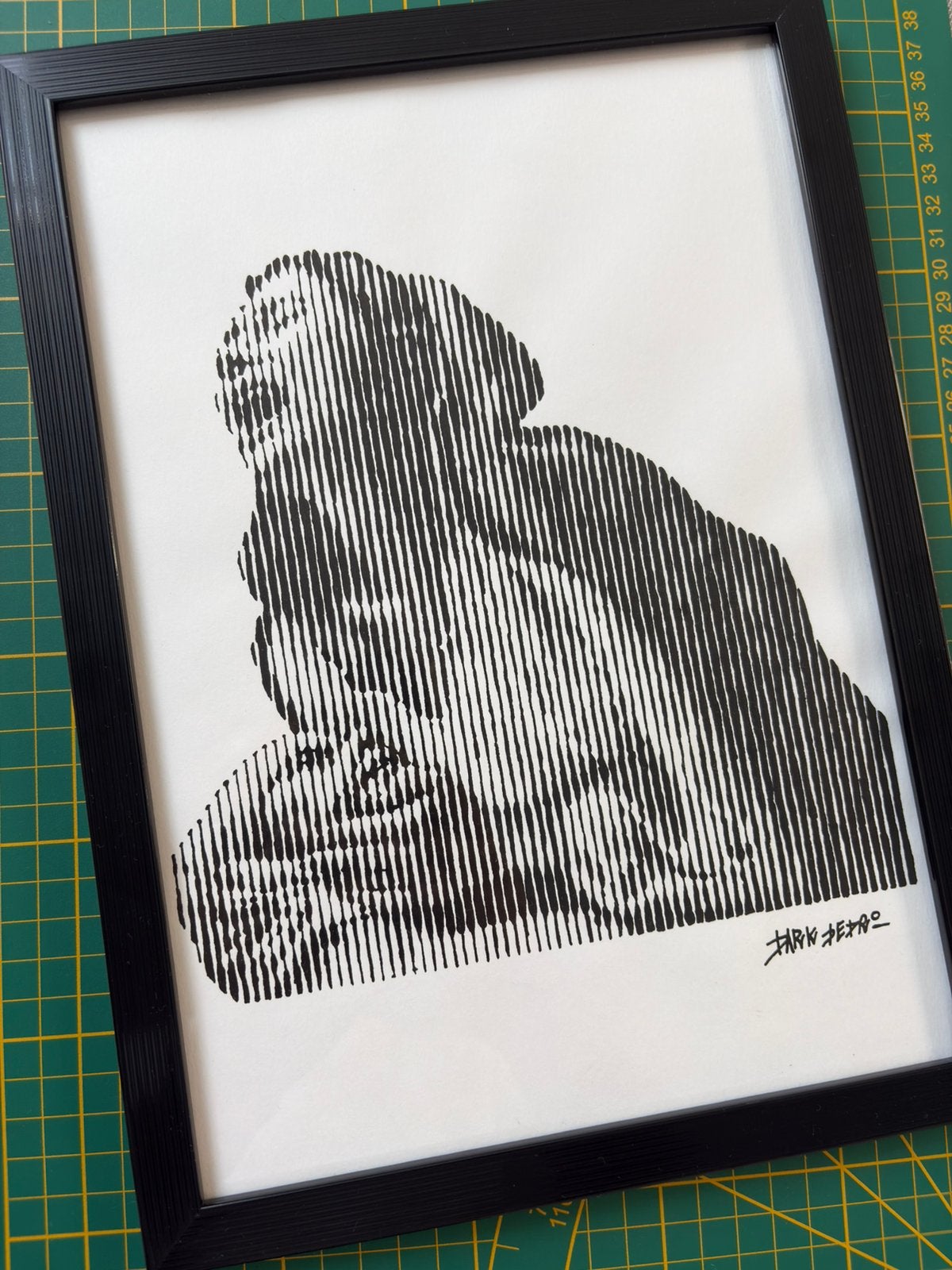Dessin fait main, Enlèvement ou Envoi, Dessin, Autres techniques, Signé