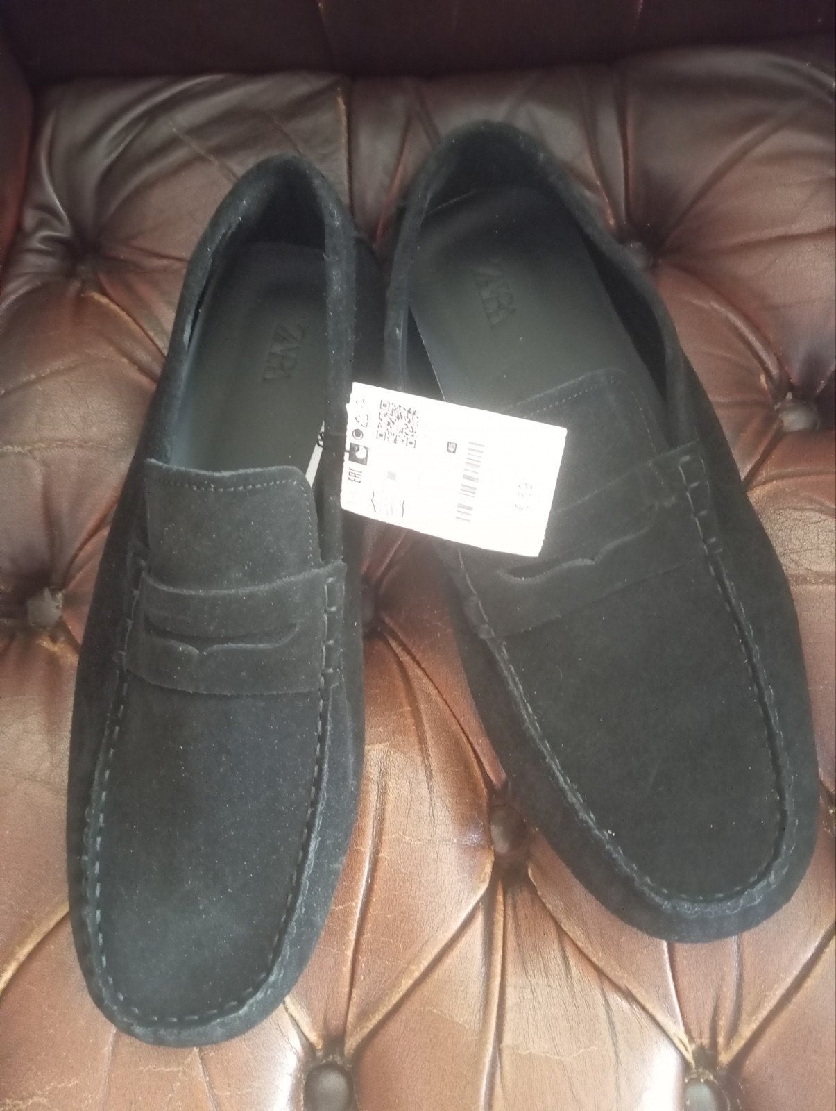 ZARA black Belgian loafers, size: 45, Vêtements | Hommes, Chaussures, Enlèvement ou Envoi, Flâneurs