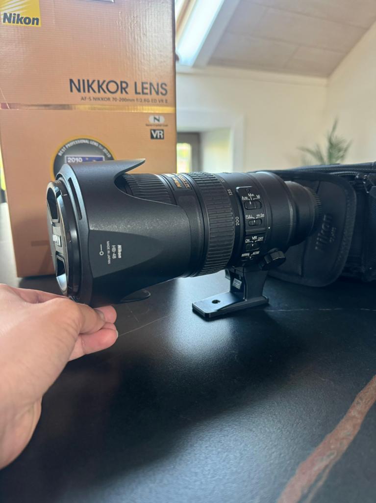 Nikon 70-200mm f2.8 G ED VR II, Ophalen, Zo goed als nieuw