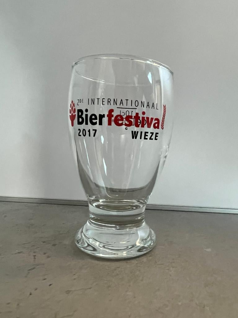 Wieze bierfestival 2017, Ophalen of Verzenden, Zo goed als nieuw, Bierglas
