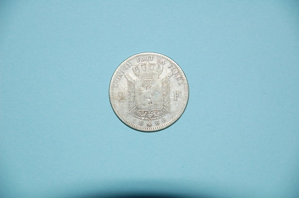 2 Francs 1866, Monnaie en vrac, Argent, Argent, Envoi