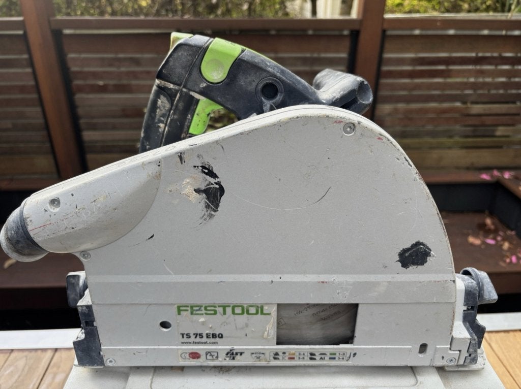 Festool TS 75 EBQ 210mm Plunge Cut Track Saw w/Systainer, 70 mm of meer, Overige typen, Ophalen of Verzenden, Zo goed als nieuw