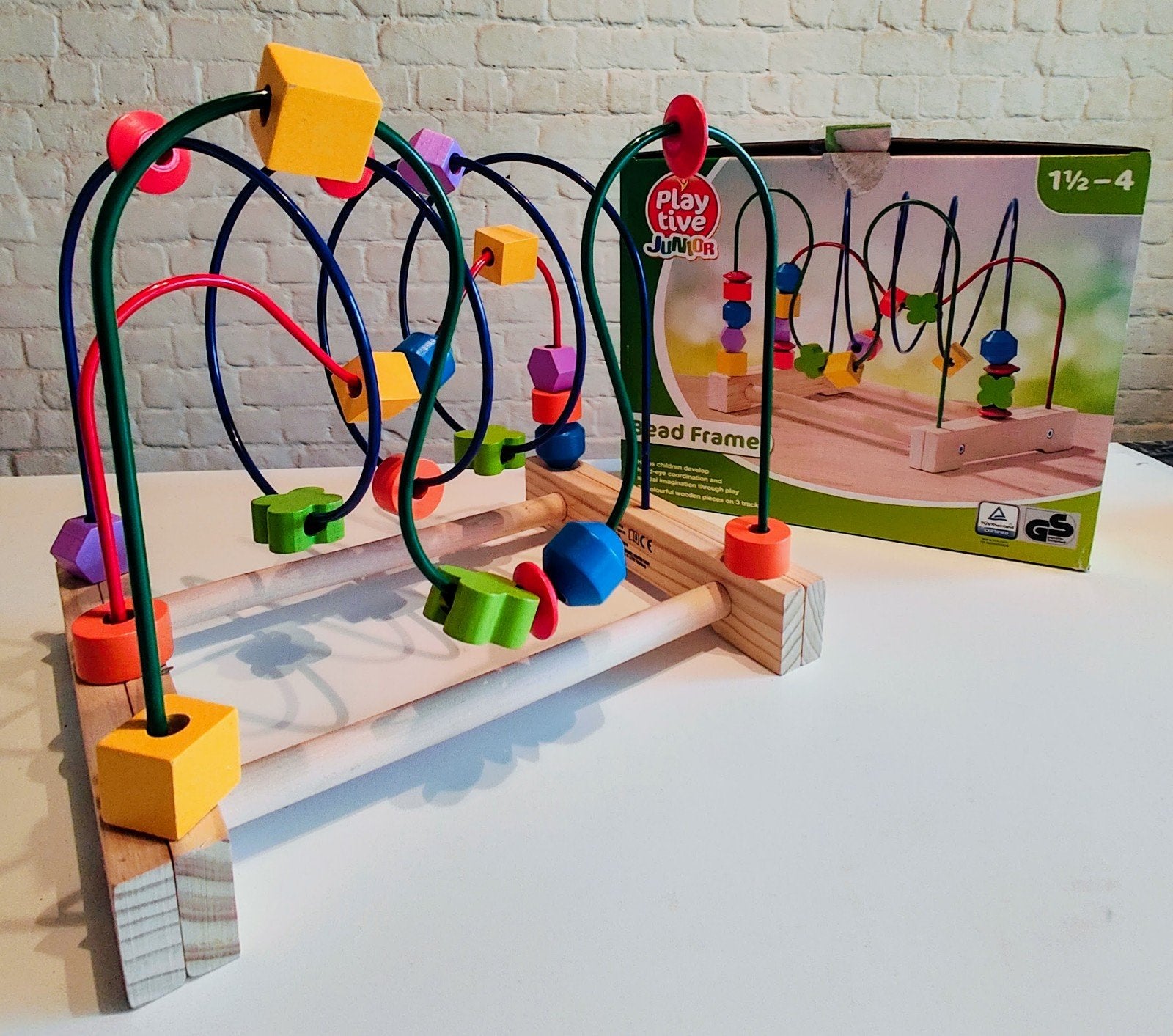 Playtive Houten Motoriekspiraal / Kralenspiraal!, Enfants & Bébés, Enlèvement, Comme neuf, Autres types