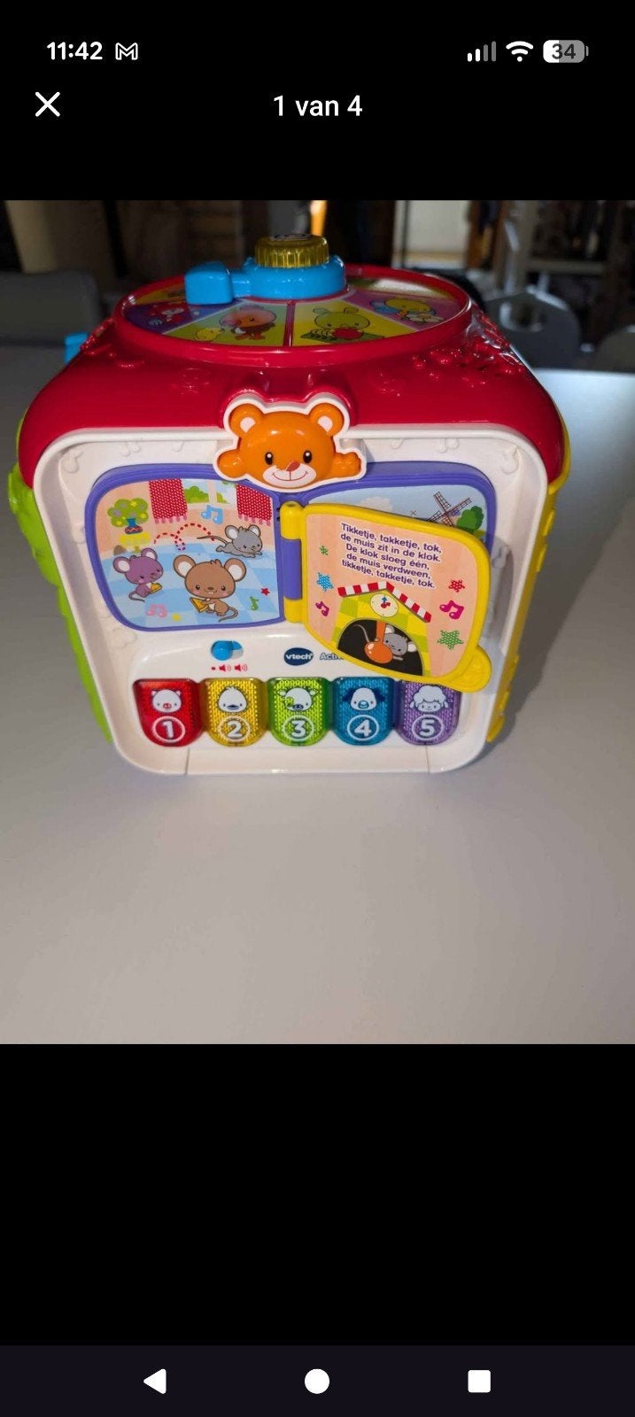activiteiten kubus vtech, Ophalen, Gebruikt, 6 maanden tot 2 jaar