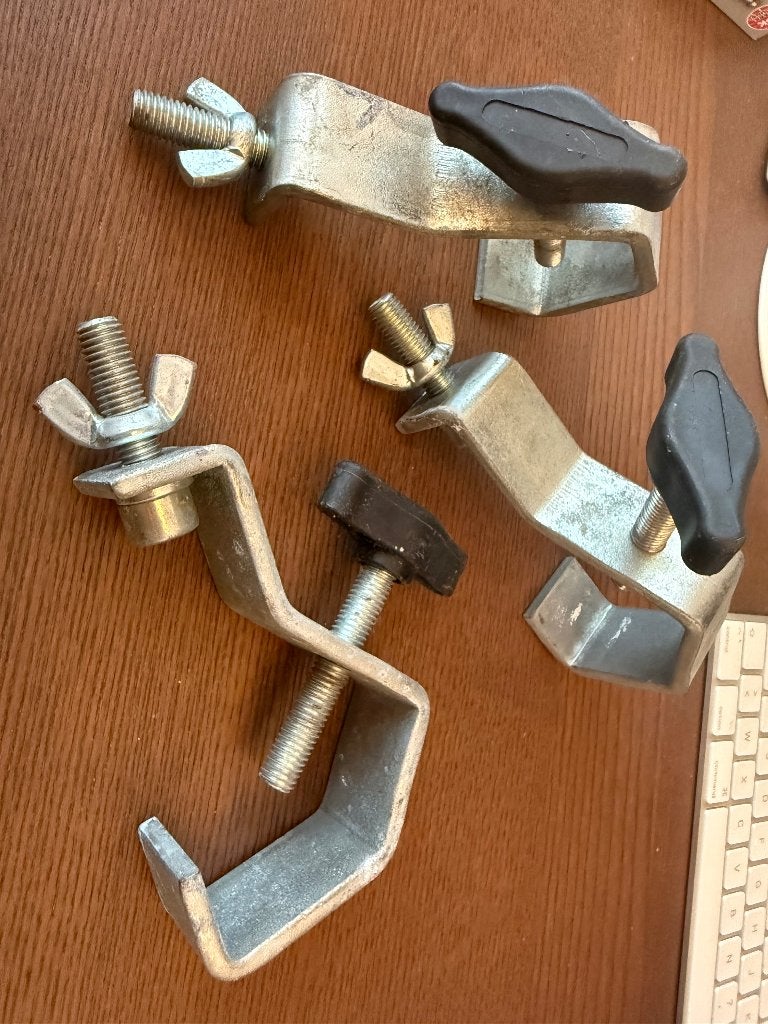 Lot de 3 crochets de structure JB Systems CR50 (50mm), Muziek en Instrumenten, Ophalen of Verzenden, Zo goed als nieuw