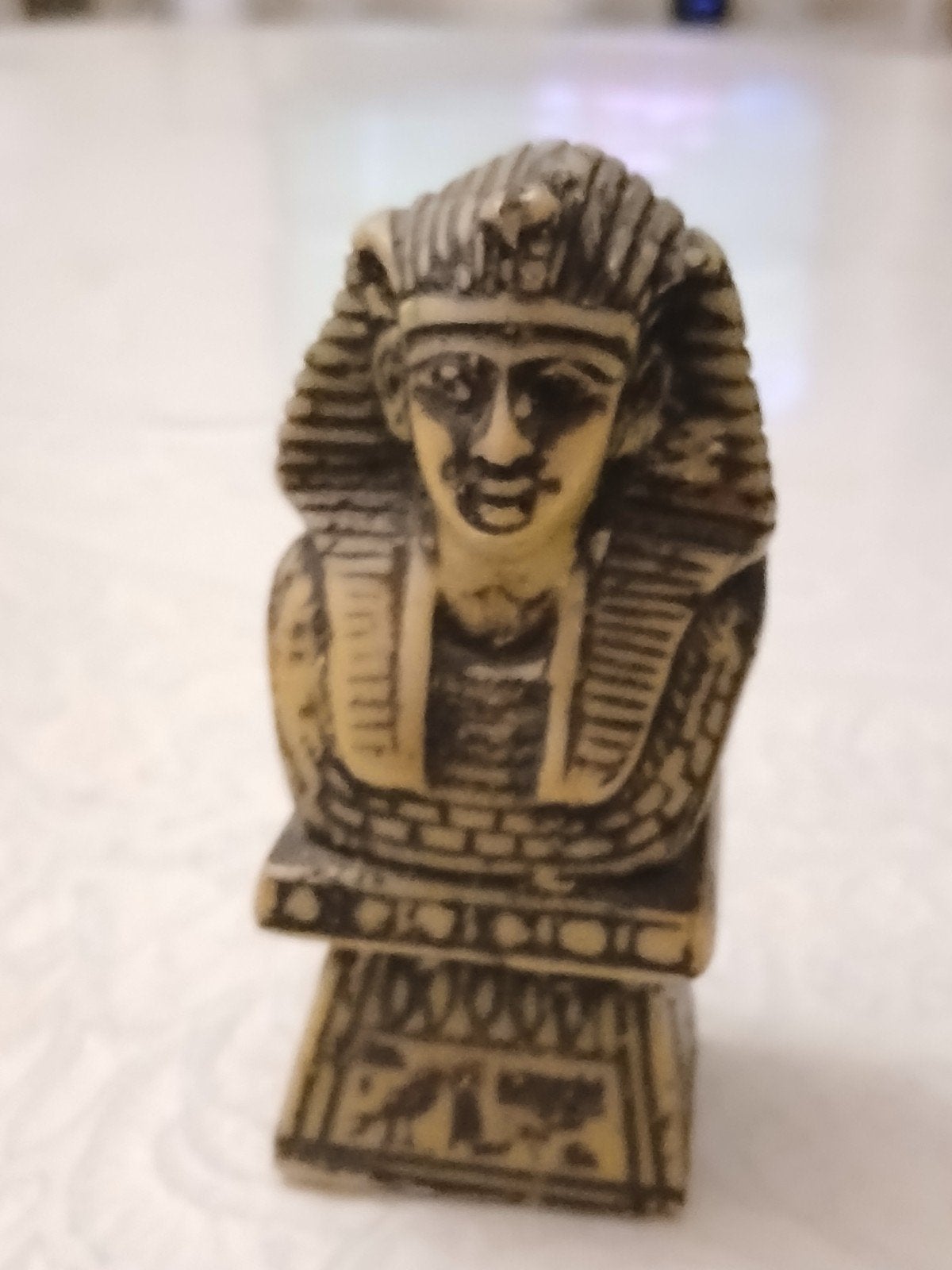 Egyptische farao-buste/vintage beeldje van Toetanchamon, Ophalen of Verzenden