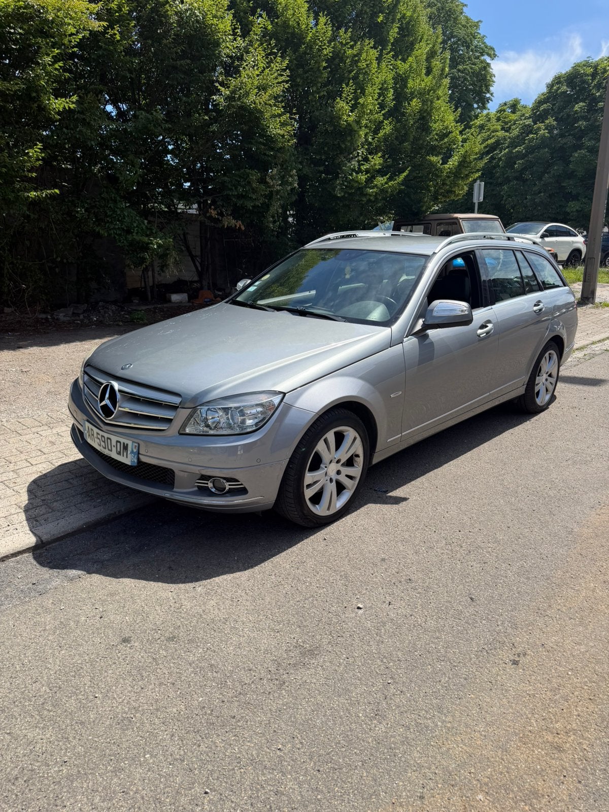 Mercedes classe C 200 cdi 2008, Autos, Argent ou Gris, Achat, 5 portes, Automatique