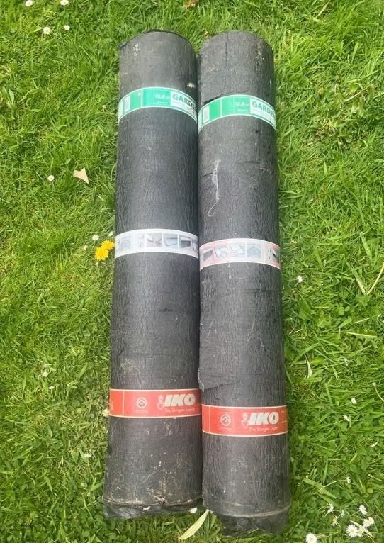 2 rouleaux de feutre de toiture bitumineux, Bricolage & Construction, Autres couleurs, Enlèvement, Autres types, Autres matériaux
