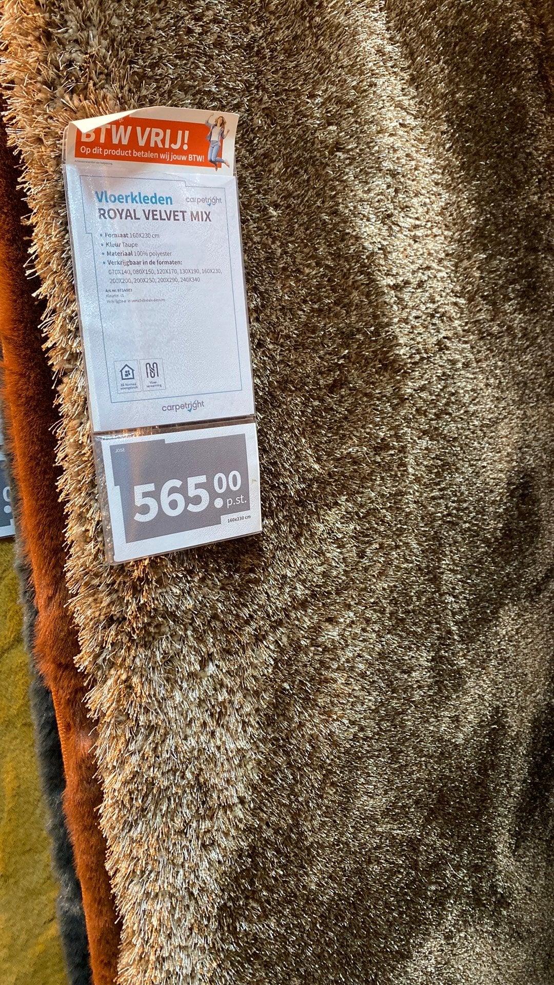 Carpetten, tapijt, vinyl , kunstgras, matrassen, lopers, Maison & Meubles, Ameublement | Revêtements de sol, Enlèvement ou Envoi