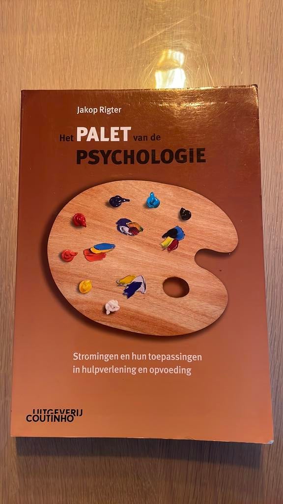 Jakop Rigter - Het palet van de psychologie, Boeken, Psychologie, Ophalen