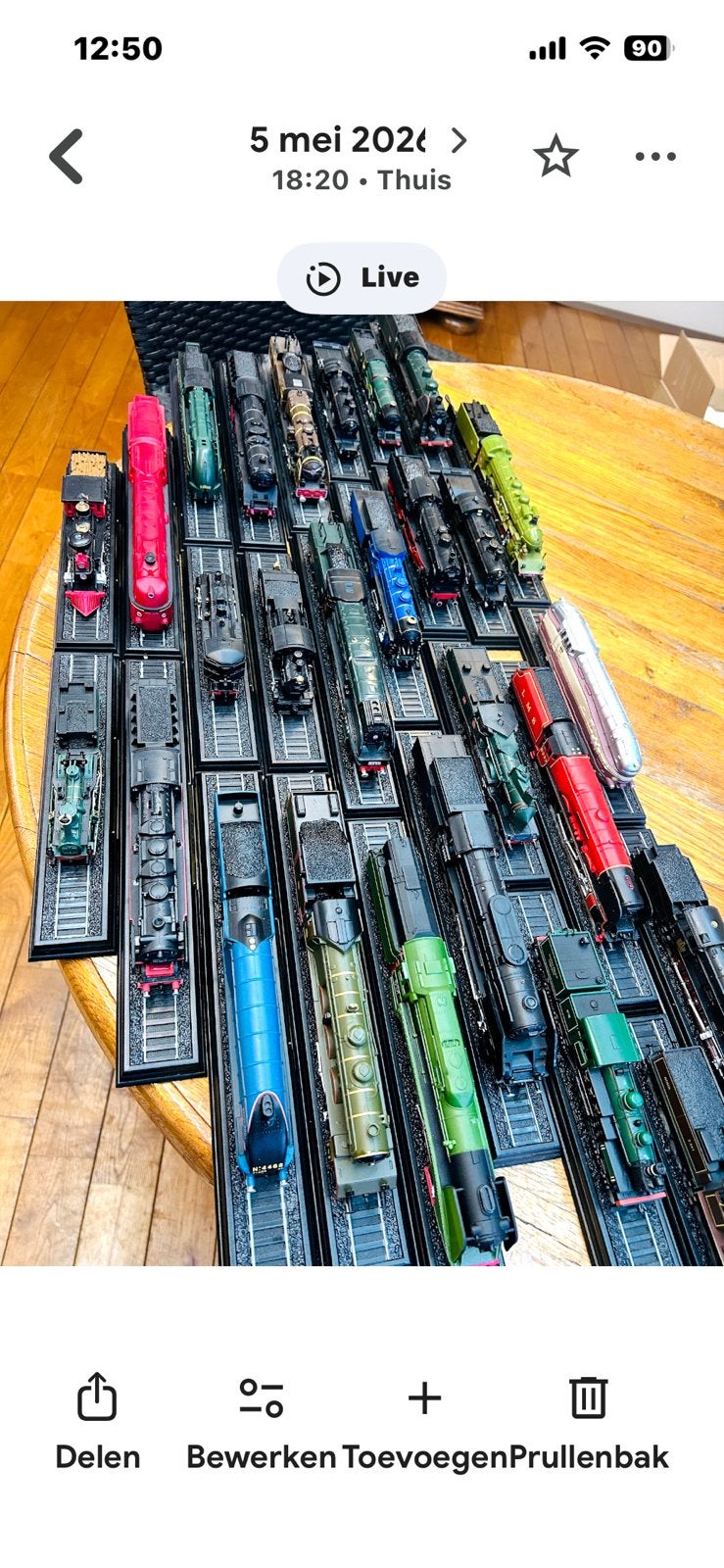 Trein collectie, Hobby & Loisirs créatifs, Trains miniatures | Échelles Autre, Enlèvement, Comme neuf