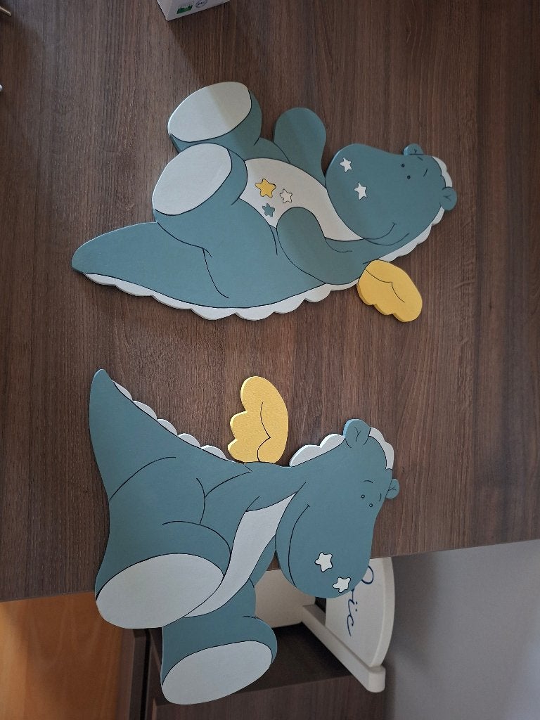 Muurdecoratie kinderkamer, Ophalen