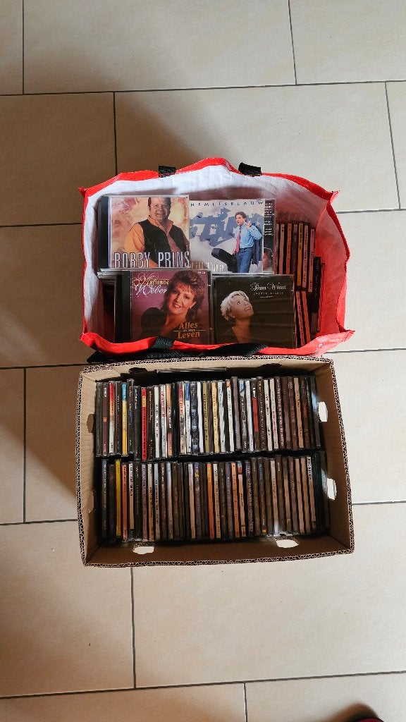 196 cd's te koop enkel en dubbel, Enlèvement, Utilisé, Autres types