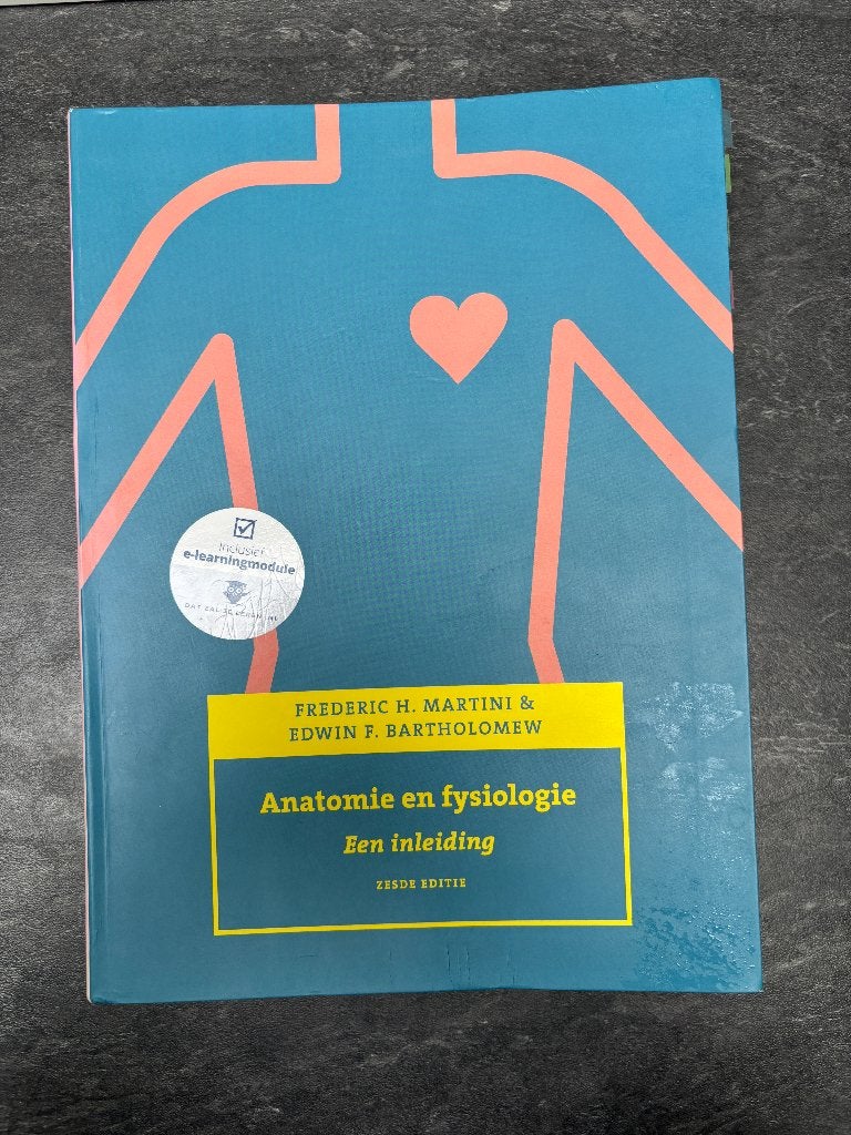 Anatomie en fysiologie Pearson 6e editie, Ophalen of Verzenden