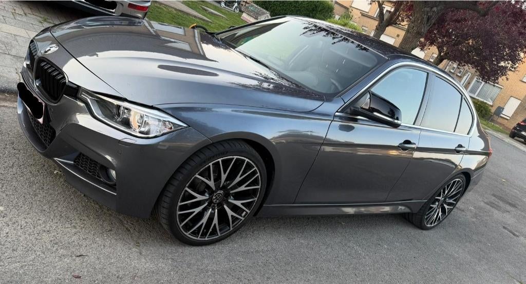 BMW F30 luxury 320D 140KW, Autos, Cuir, Argent ou Gris, Achat, 127 g/km