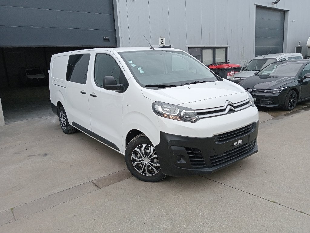 CITROEN JUMPY LONG L3.H1 Keuring  EN Car-pas  OK 9277 -KM, Auto's, Stof, Euro 6, 4 cilinders, Wit