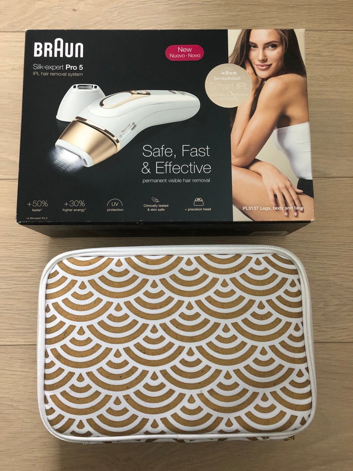 Braun Silk Expert Pro 5 IPL haarverwijderaar, Ophalen of Verzenden, Zo goed als nieuw, Scheren en Epileren