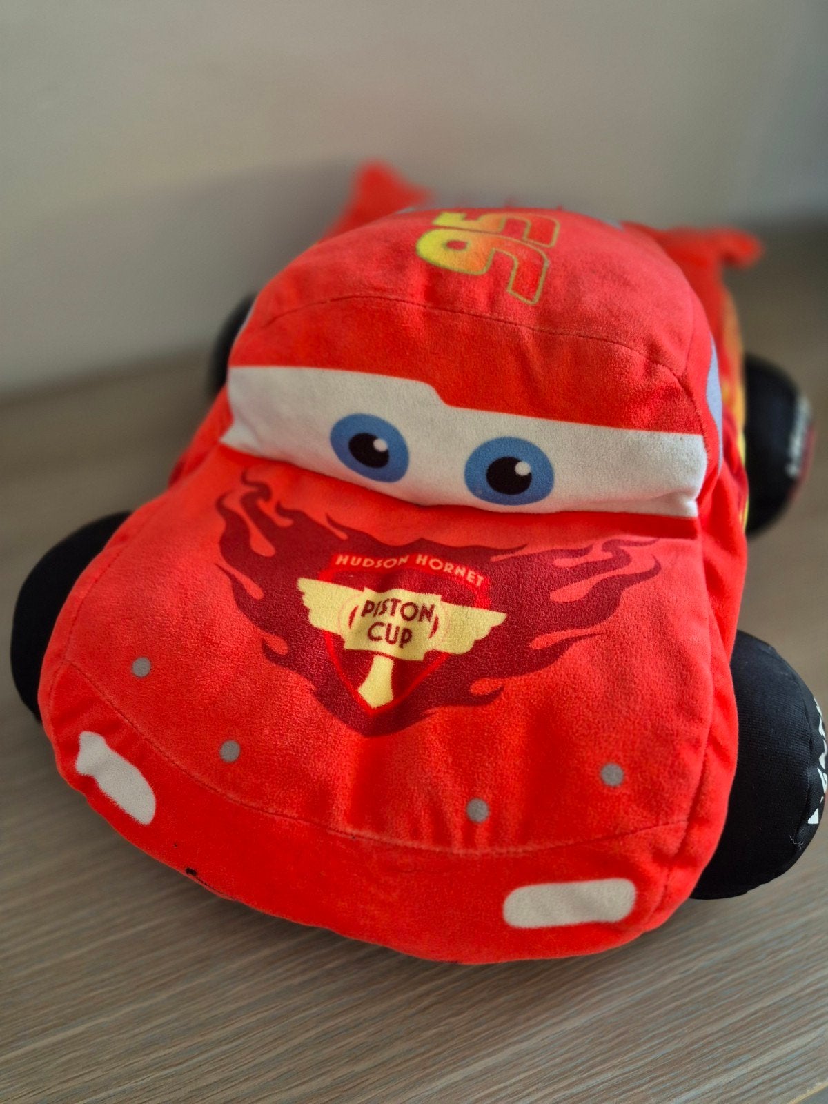 Grote Disney Cars Bliksem McQueen Pluche Knuffel, Kinderen en Baby's, Disney, Ophalen, Disney