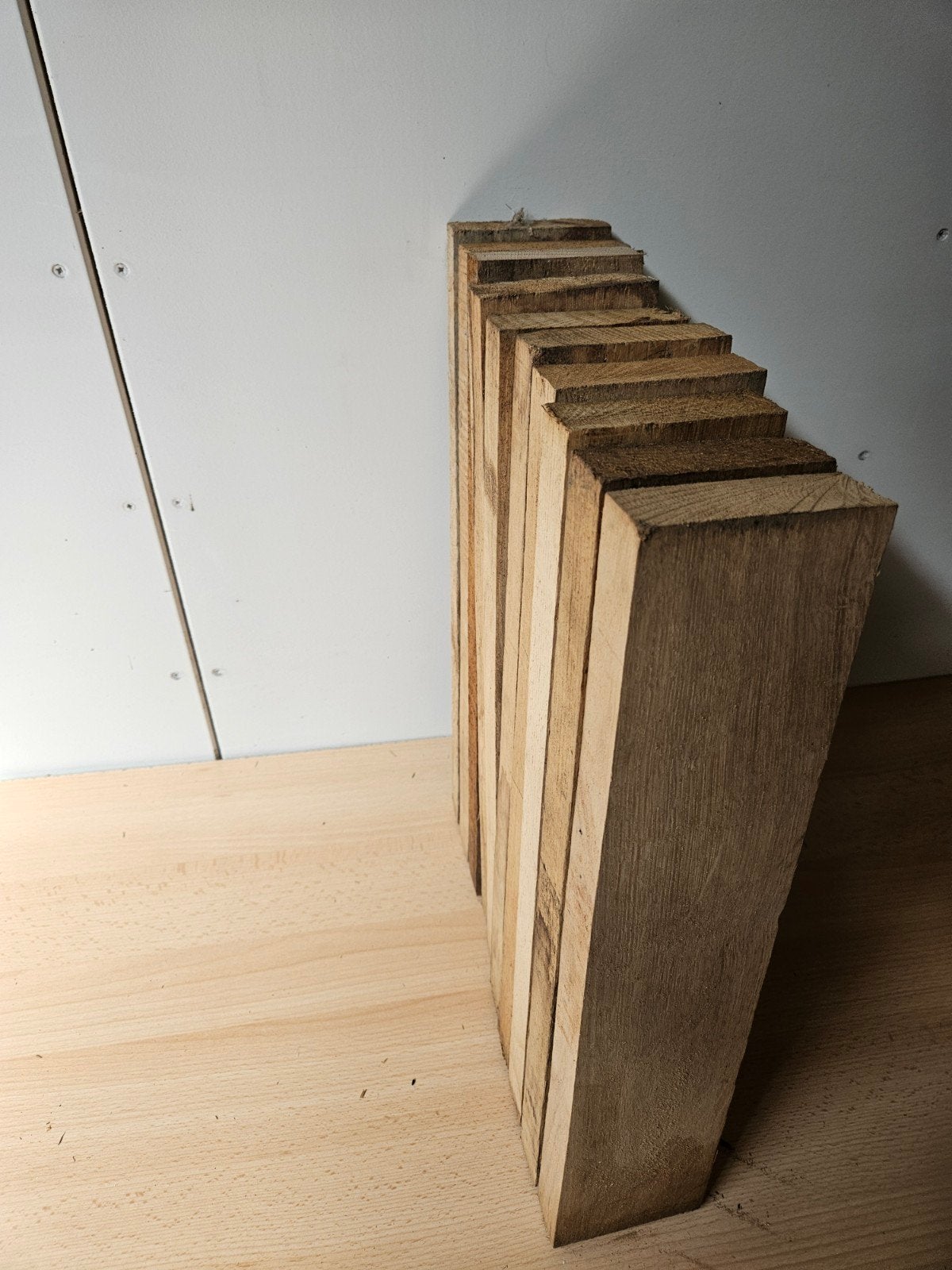 Zeer mooi en droog Frans eikenhout., Doe-het-zelf en Bouw, Hout en Planken, Ophalen