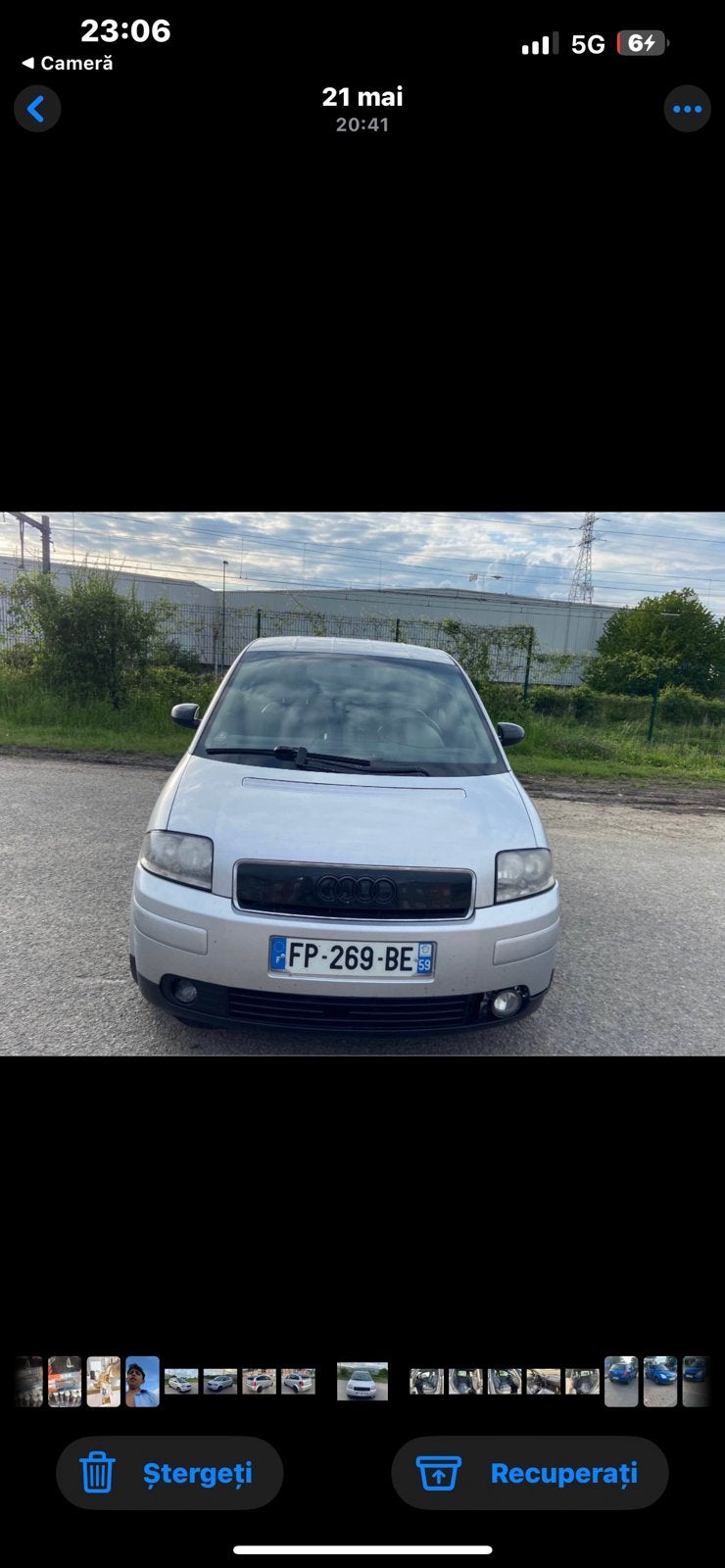 Audi a2, Autos, Cuir, Argent ou Gris, Achat, Boîte manuelle