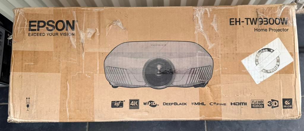 Projecteur Epson EH-TW9300W, Audio, Tv en Foto, Beamers, Ophalen of Verzenden, Zo goed als nieuw