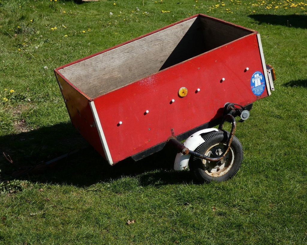 Erka 64-H - kleine aanhangwagen - klassieker, Auto diversen, Aanhangers en Bagagewagens, Ophalen, Gebruikt