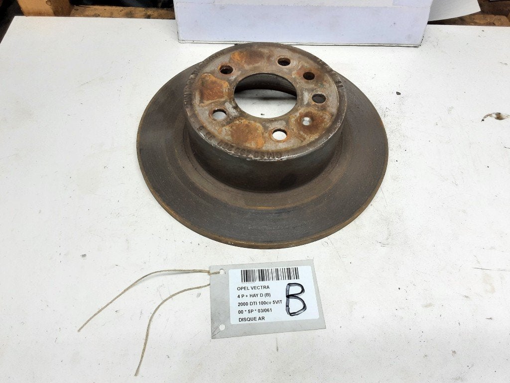 REMSCHIJF ACHTER Opel Vectra B (38) (01-1995/07-2003), Auto-onderdelen, Remmen en Aandrijving, Opel, Gebruikt