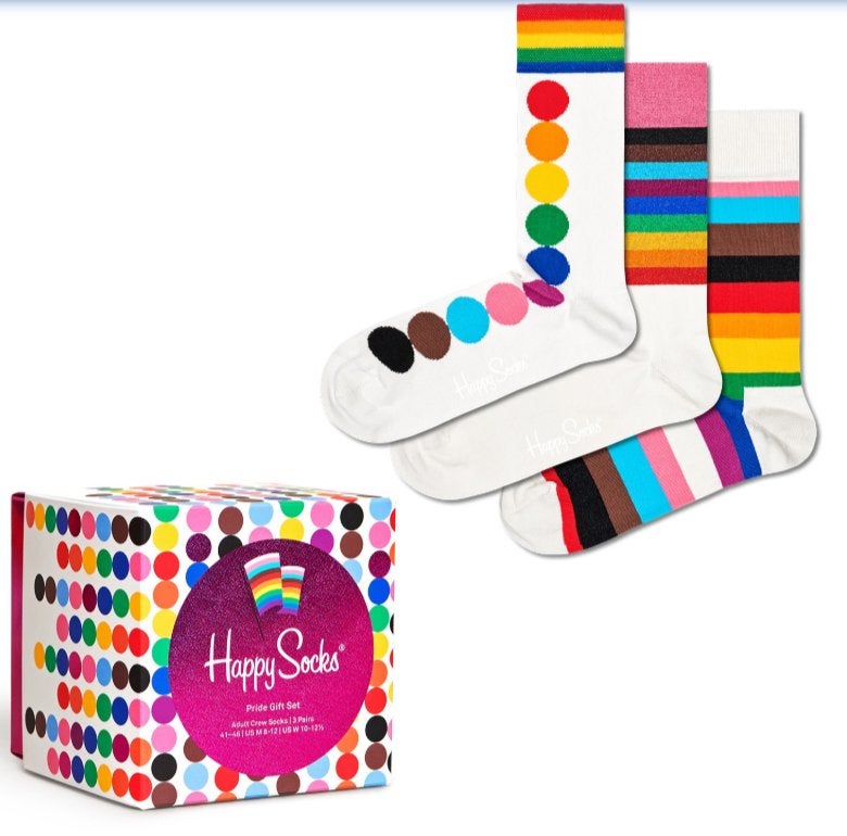 Happy Socks Pride Gift Set (3 p) - maat 36-40, Kleding | Heren, Sokken en Kousen, Ophalen of Verzenden, Nieuw, Maat 39 t/m 42