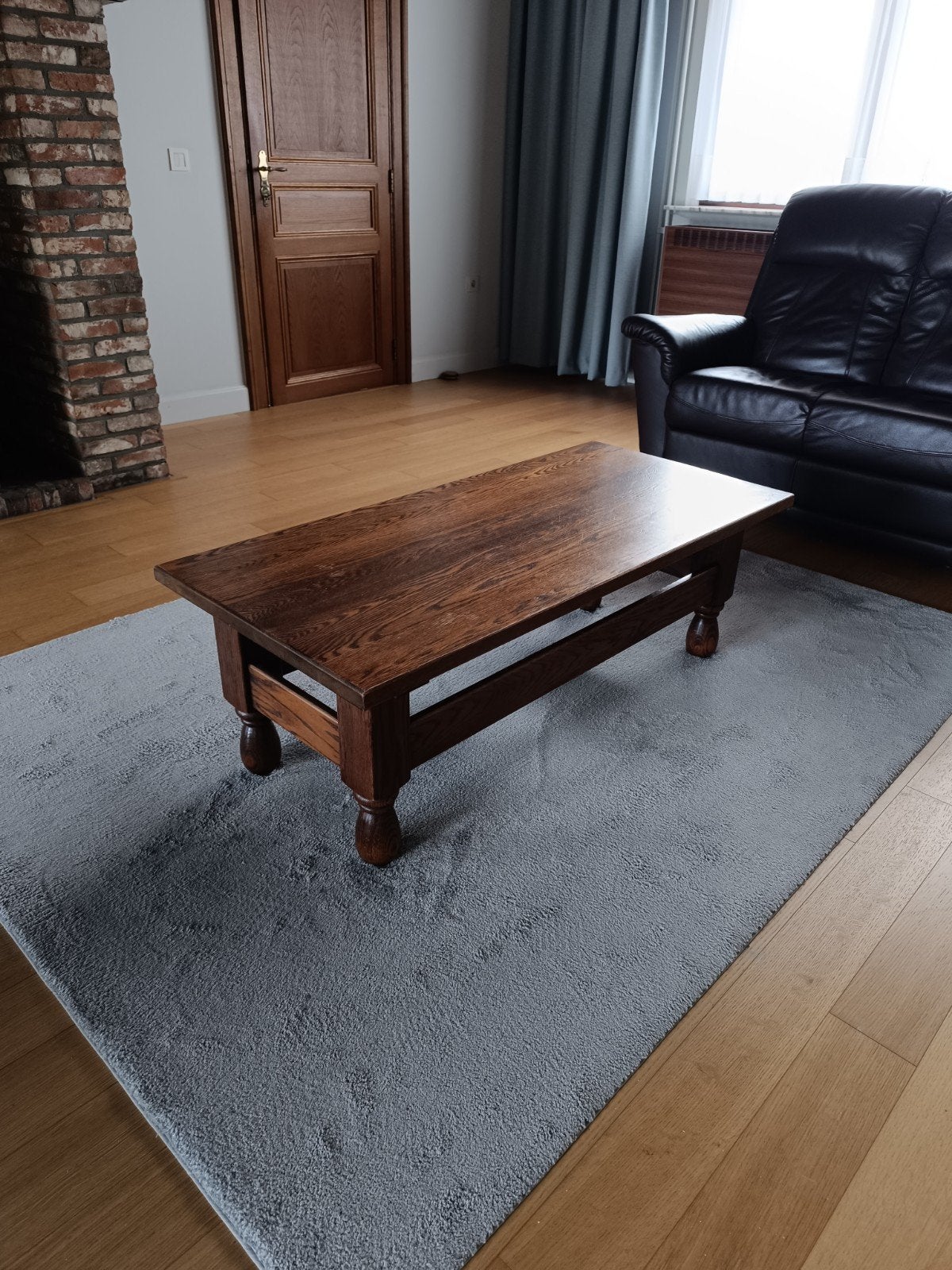 Salontafel in eik, Ophalen