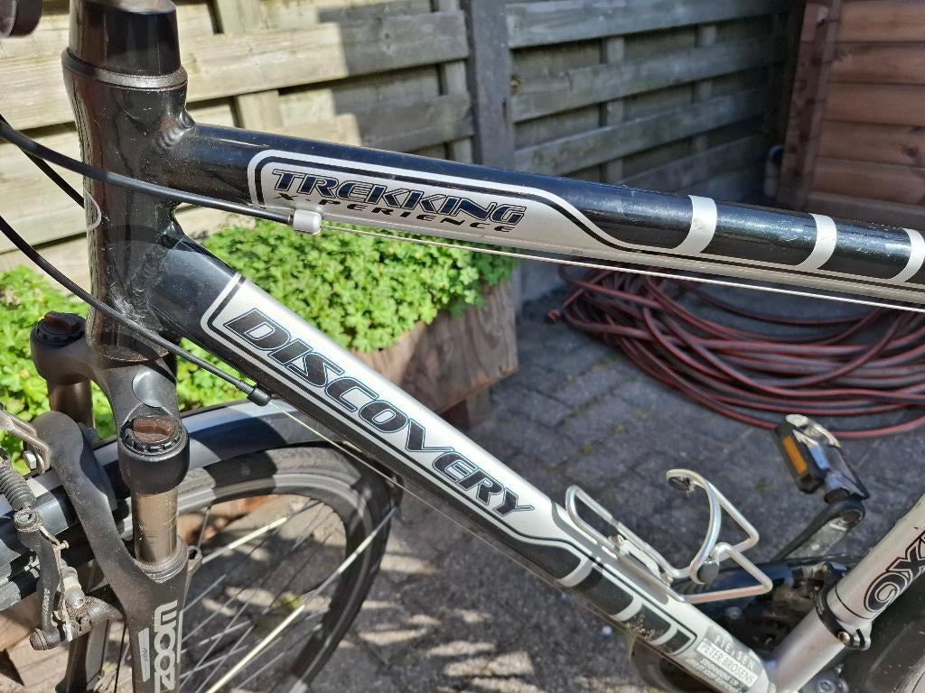 Herenfiets Oxford trekking discovery, Gebruikt, Velgrem, Versnellingen, 57 tot 61 cm