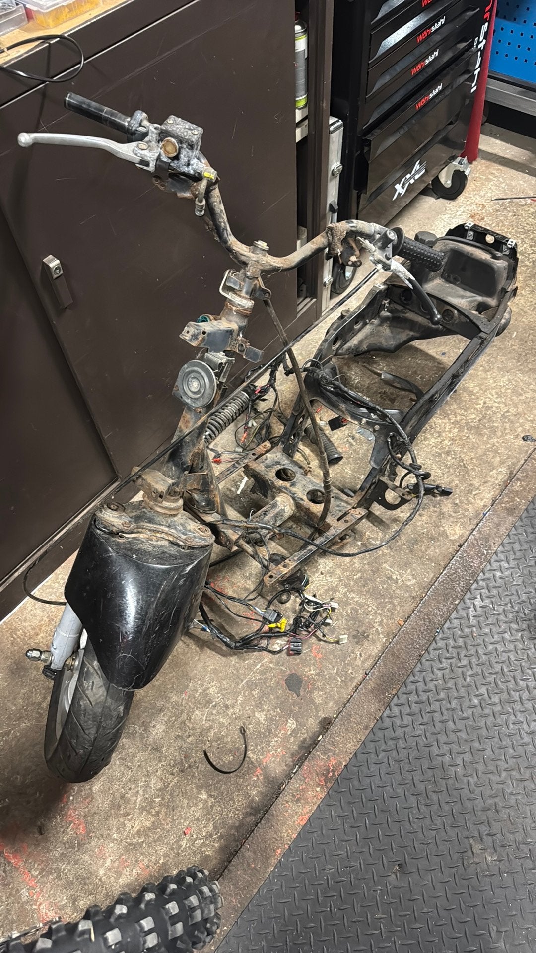 Zip 2t frame, Ophalen