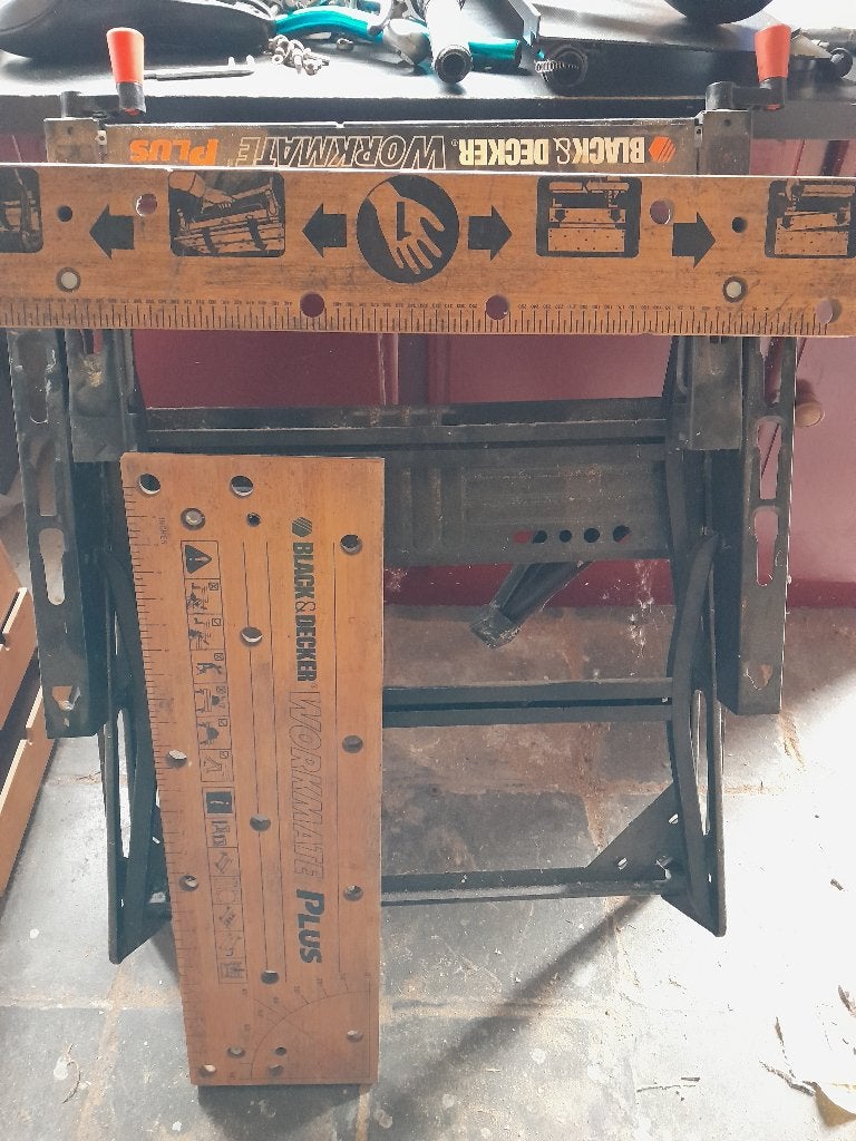 Black n Decker workmate plus, Ophalen, Gebruikt, 70 tot 120 cm, Inklapbaar