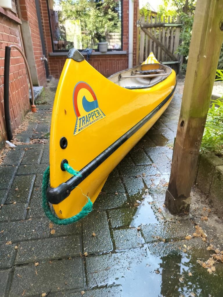 Zweedse kano (merk: Trapper), Ophalen, Gebruikt, Met peddels, Twee personen