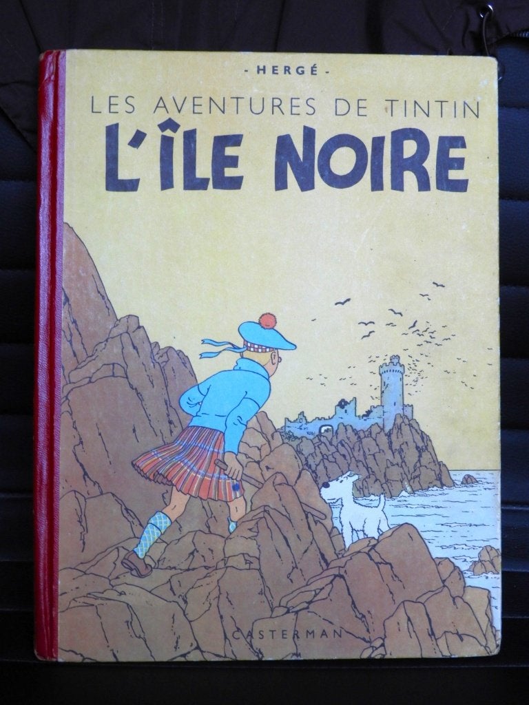 album de Tintin "L'île noire", Livres, Une BD, Enlèvement ou Envoi, Comme neuf, HERGE