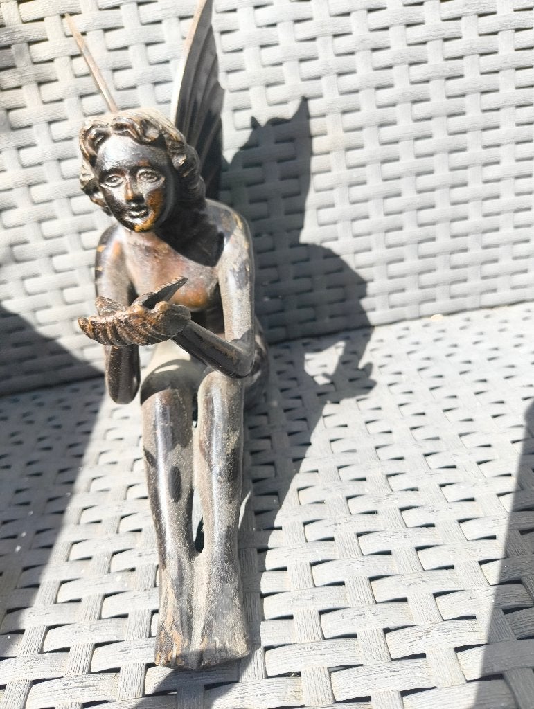 Gietijzer beeld engel / elf, Ophalen, Zo goed als nieuw, Fantasy