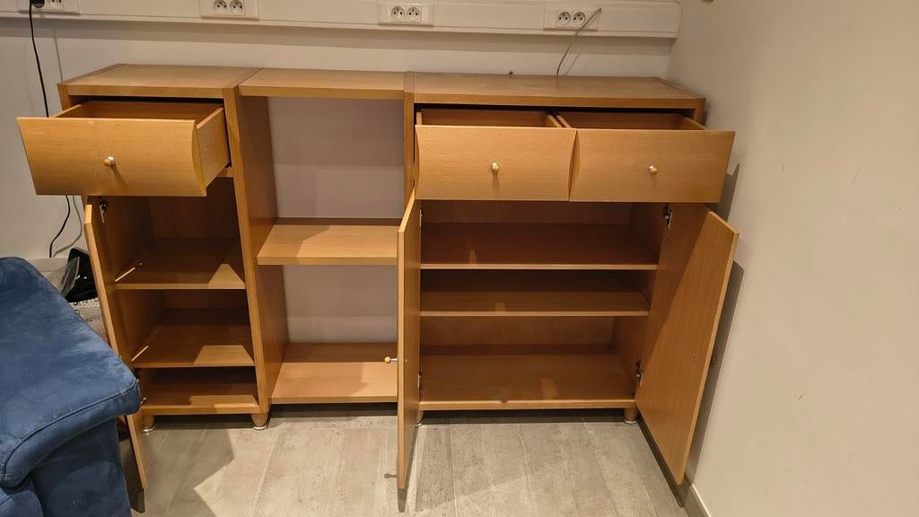 Massief houten dressoir, Ophalen, Gebruikt