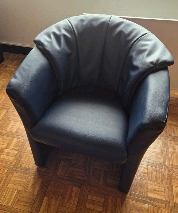 Leren zetel, Huis en Inrichting, Fauteuils, Ophalen, Leer