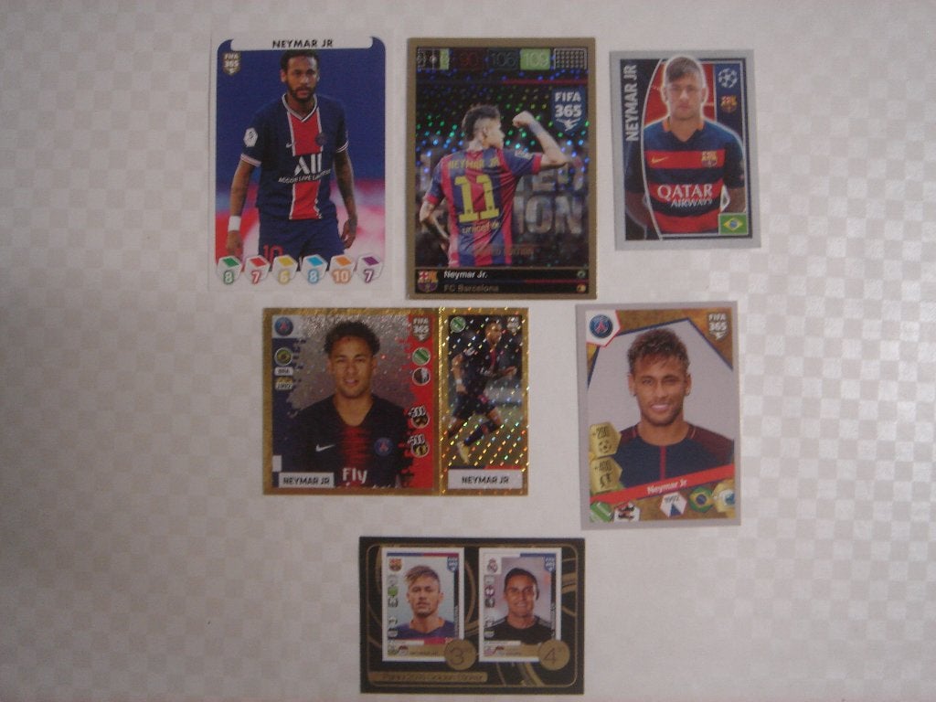 Neymar JR stickers en kaarten, Ophalen of Verzenden, Nieuw, Meerdere stickers