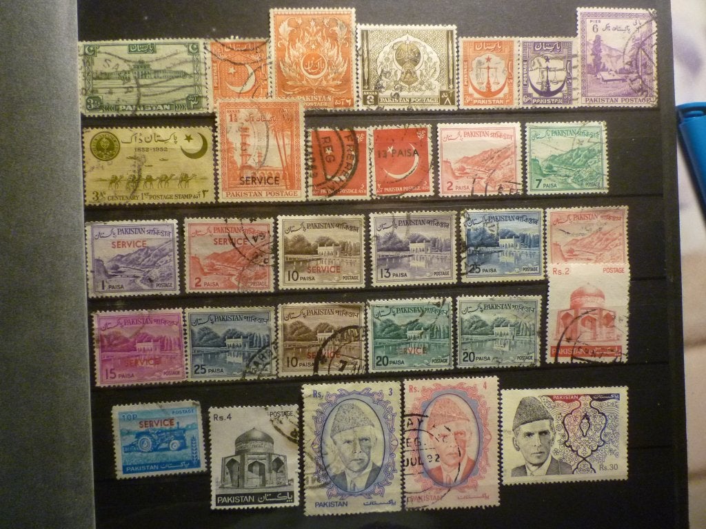 Lot Pakistan (30Ex) Gestempeld/Oblitéré, Verzenden