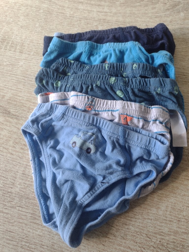 7 onderbroekjes jongen maat 110/116, Kinderen en Baby's, Ophalen, Gebruikt, Jongen, Nacht- of Onderkleding