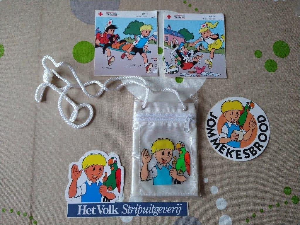 Vintage Jommeke: stickers, zakje, Verzamelen, Ophalen