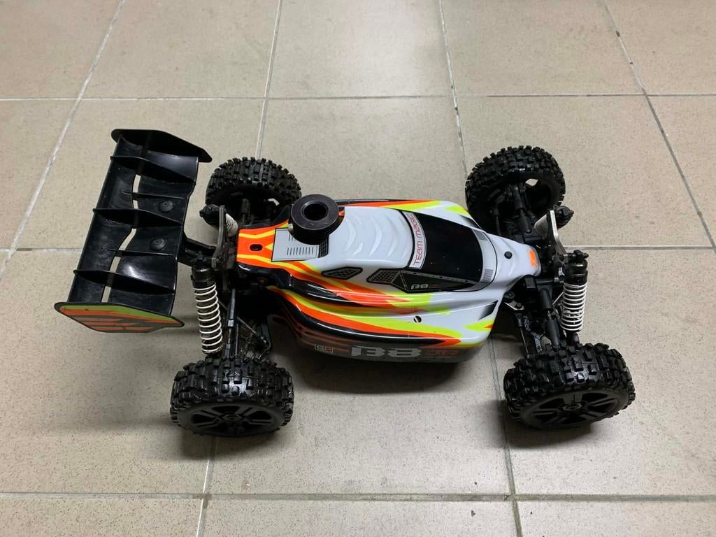 Buggy rc 1/8 nitro en parfait état, Enlèvement ou Envoi, Échelle 1:8, Voiture off road, Comme neuf