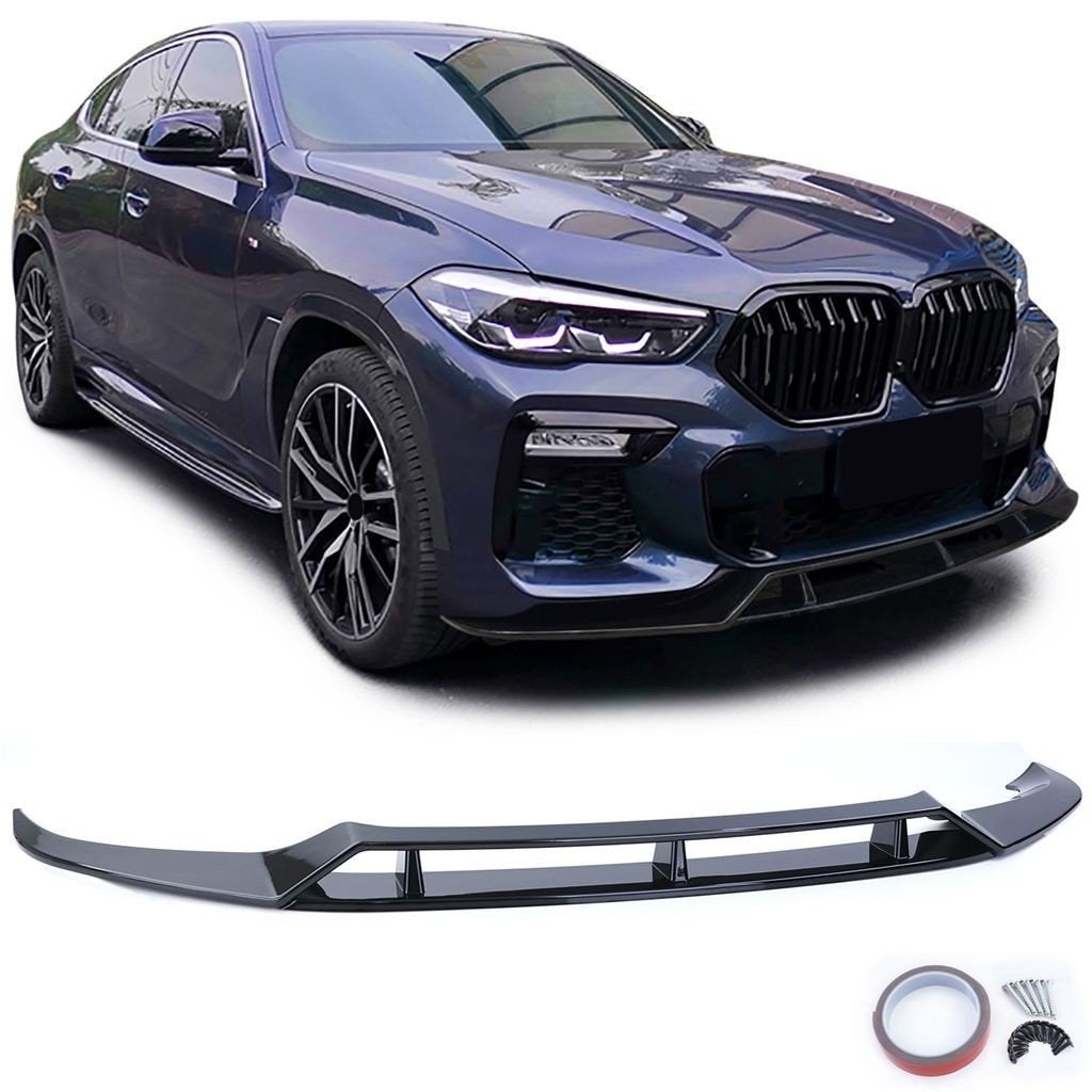 Spoiler Splitter Bmw X6 G06 M Pack Glans Zwart Performance L, Envoi