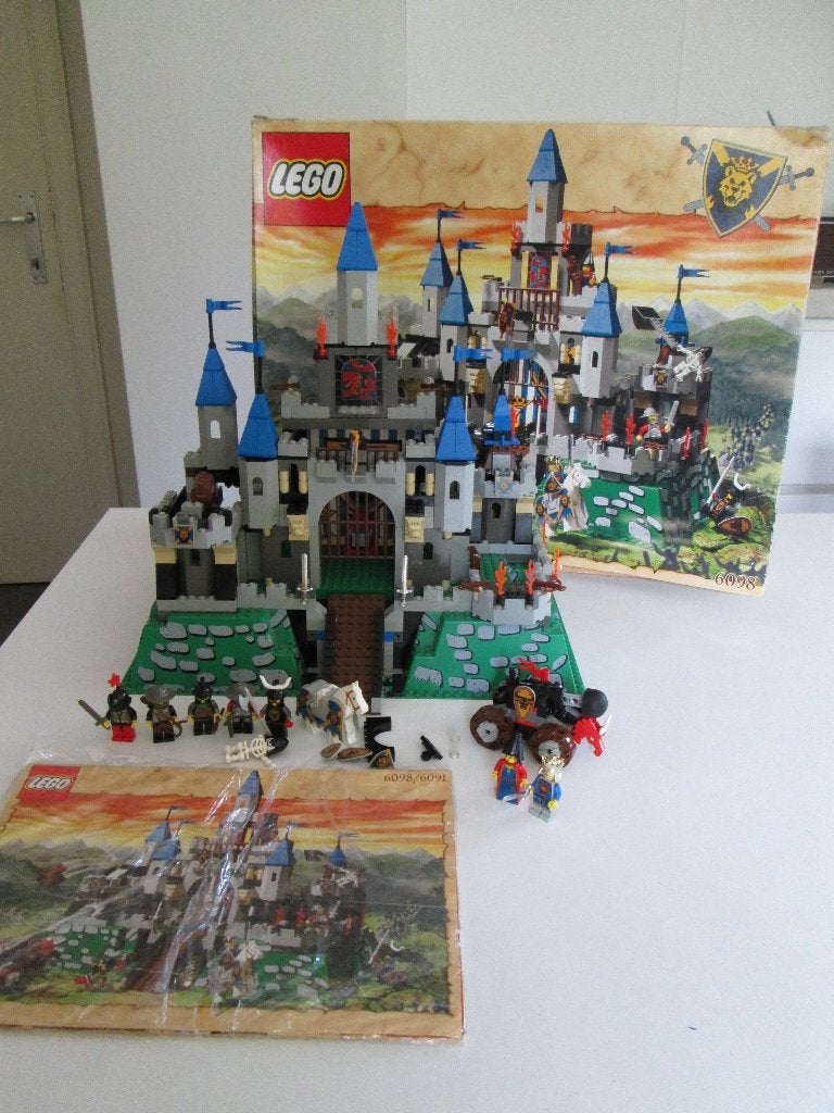 Lego Castle nr 6098/6091 van 2000 King Leo's castle, Inclusief instructies, Gebruikt, Lego, Ophalen of Verzenden