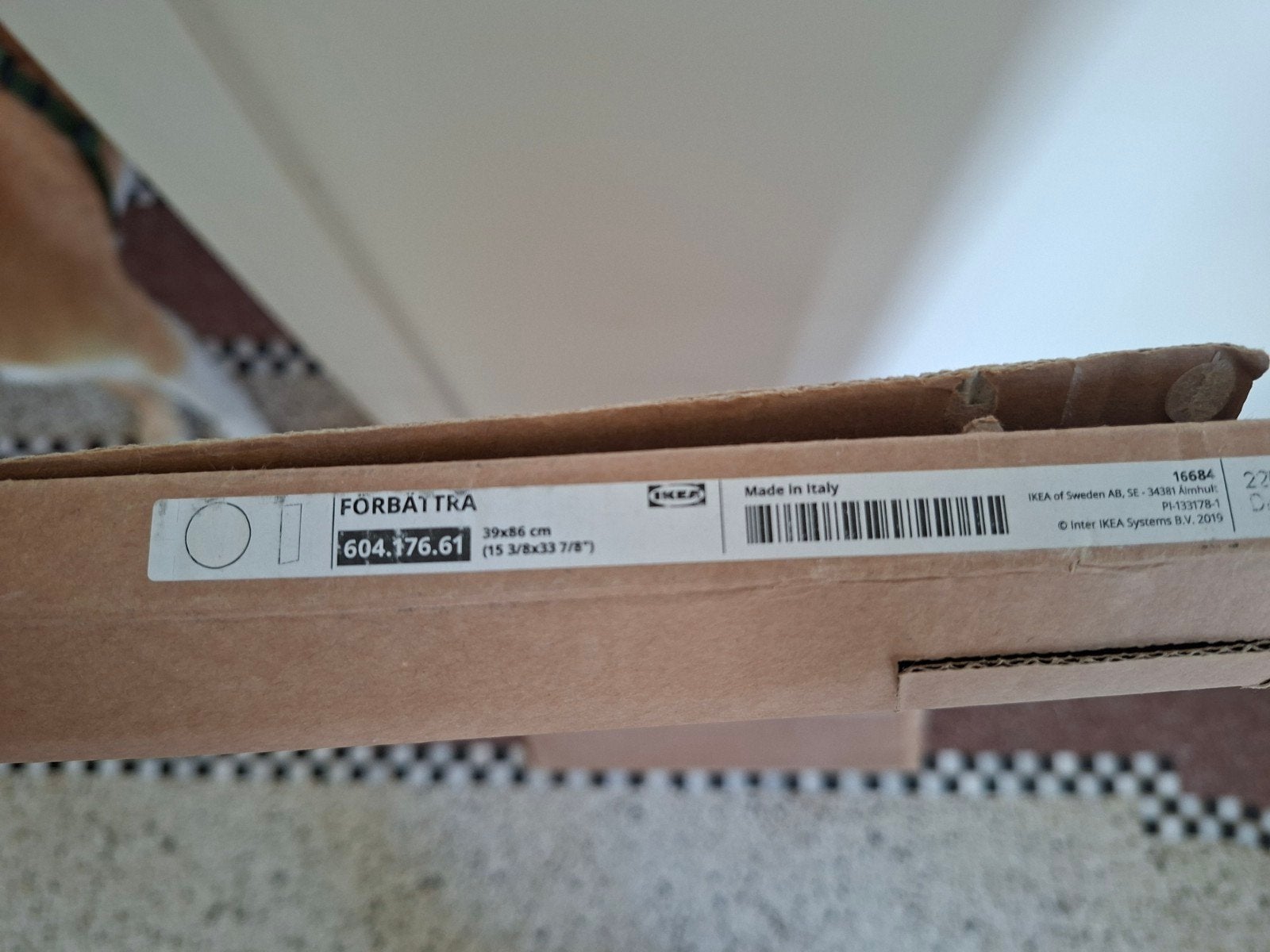 FORBATTRA IKEA 39x86 cm, Maison & Meubles, Enlèvement, IKEA, Blanc