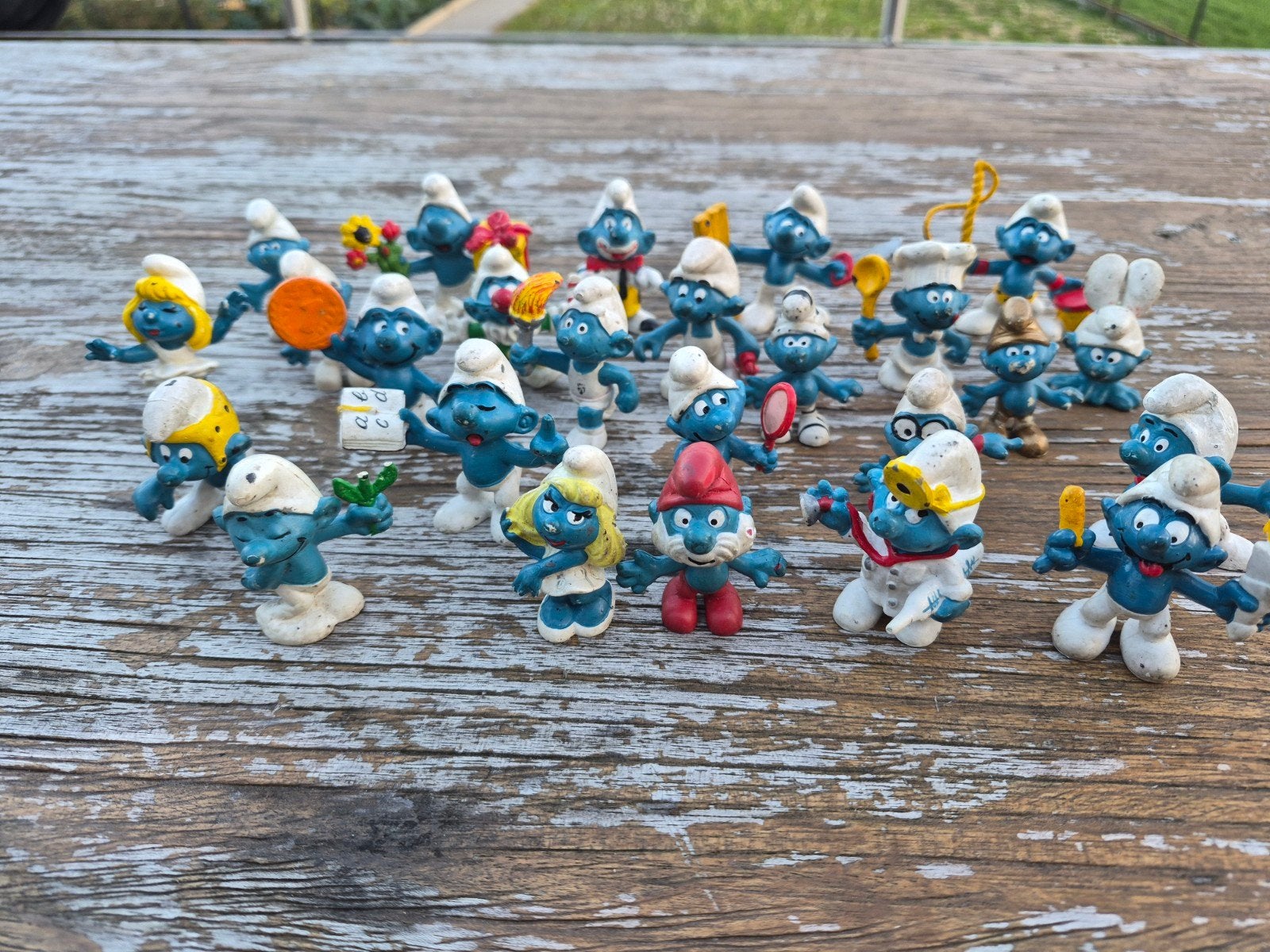 Peyo vintage surfen Schleich, Ophalen of Verzenden, Gebruikt